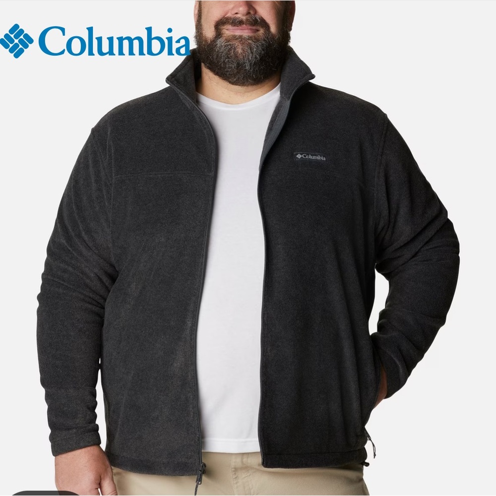 Columbia Men's Charcoal Performance Jacket Coat Sz 5X